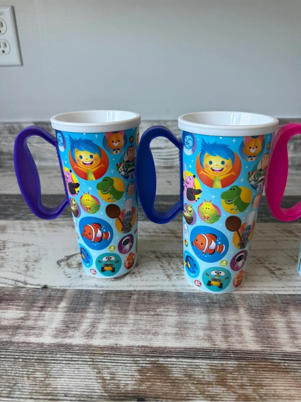 Set of 3 Walt Disney World Resort Reusable Refillable Mugs 2026 NEW Design